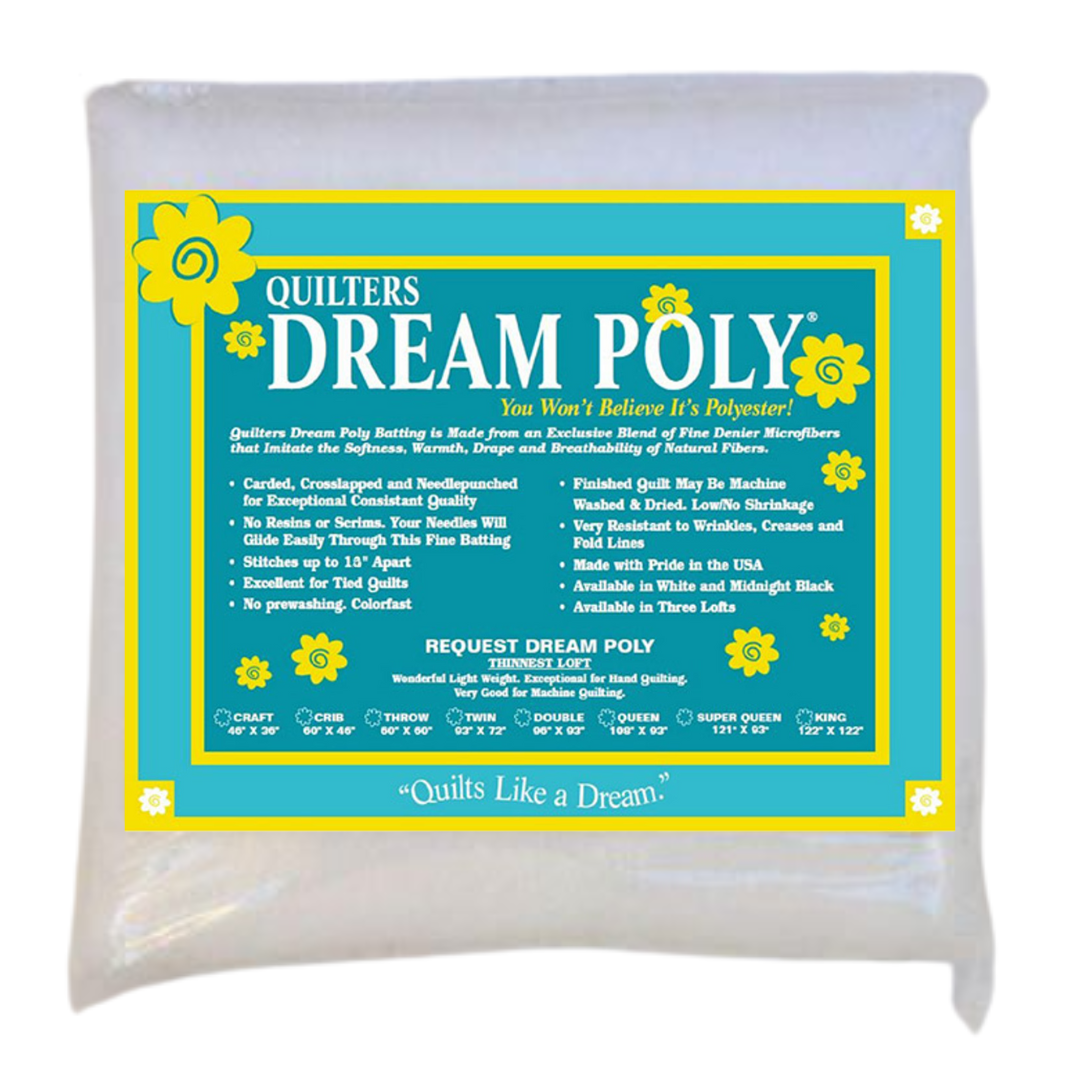 Quilters Dream Poly Batting - Craft Size