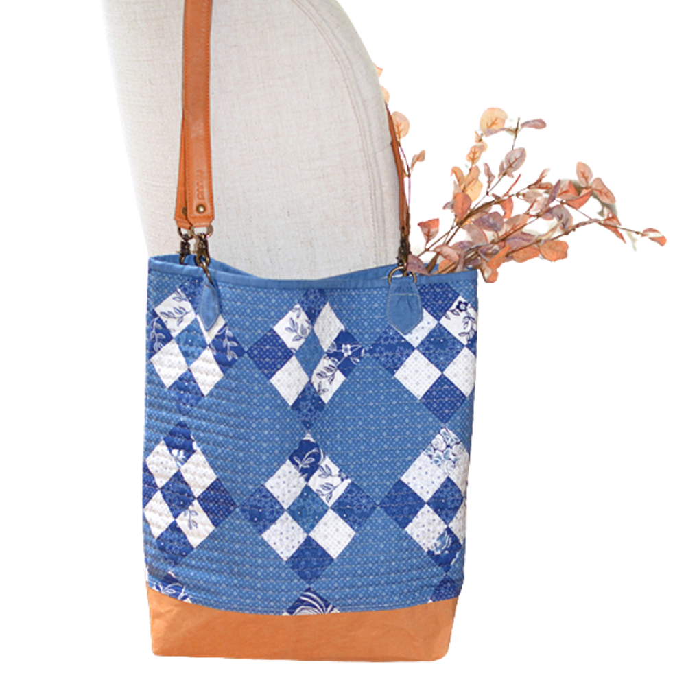 Denim Patchwork Tote