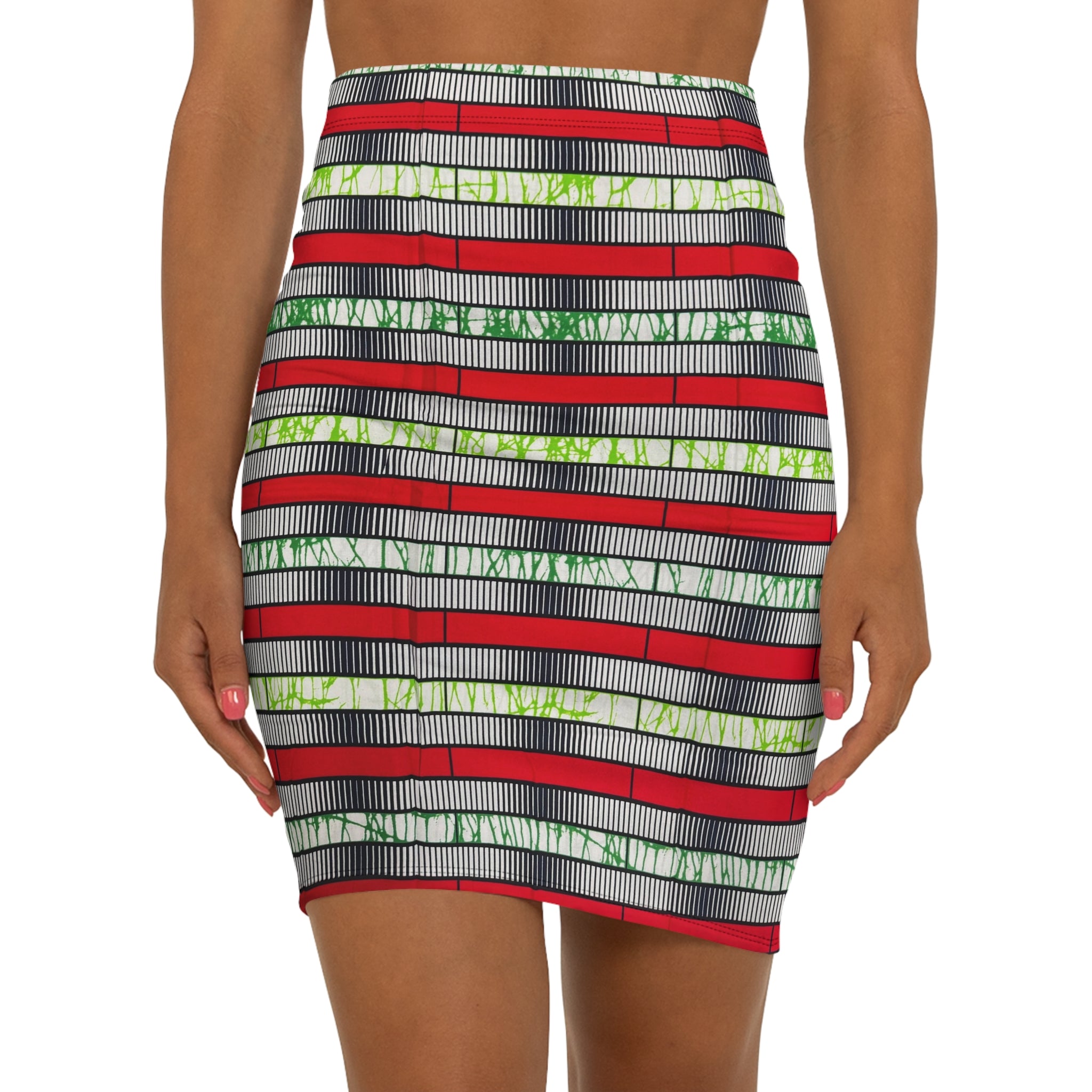 Holiday Stripe African Print Fabric