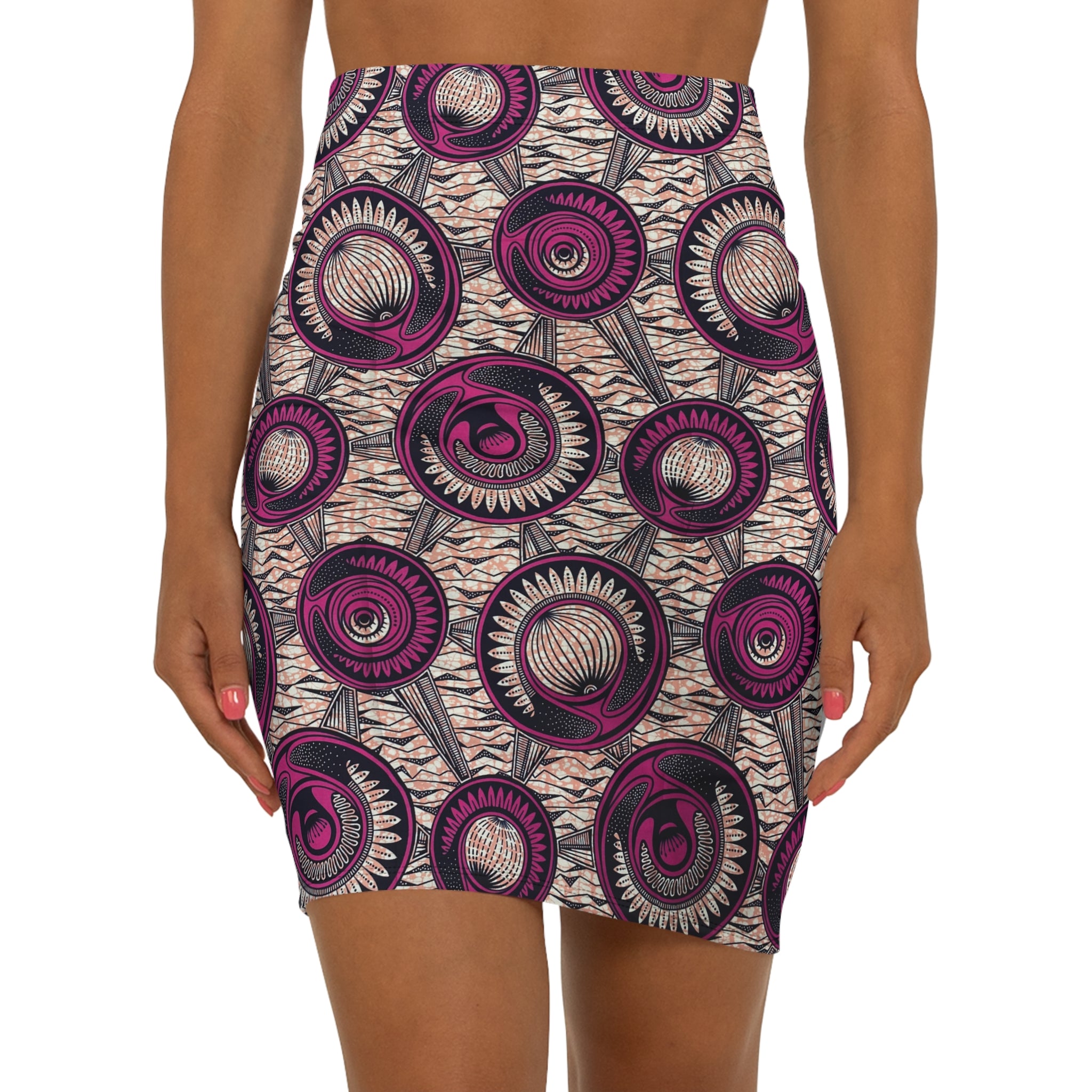 Sacred Orbits African Print Fabric