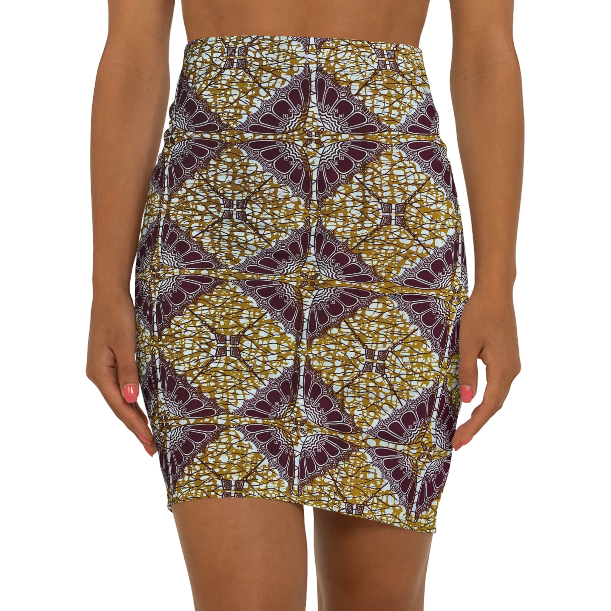 Golden Metamorphosis African Print Fabric