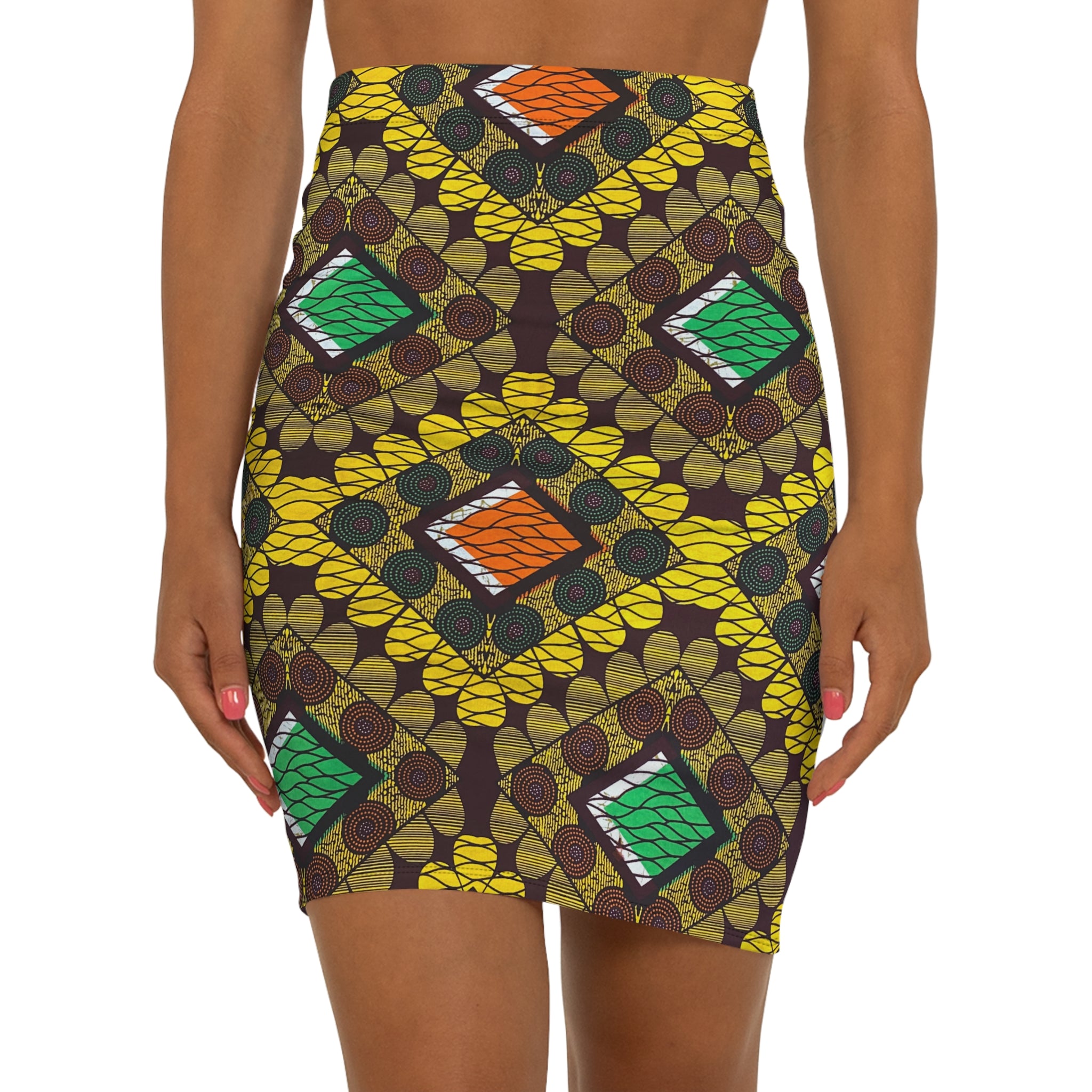 Luminous Diamonds African Print Fabric