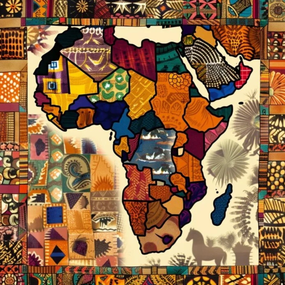 Map of Africa Panel