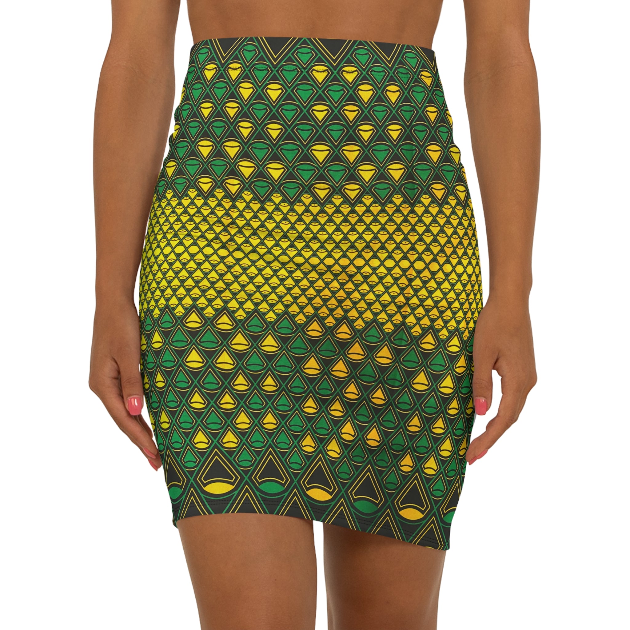 Emerald Crown African Print Fabric