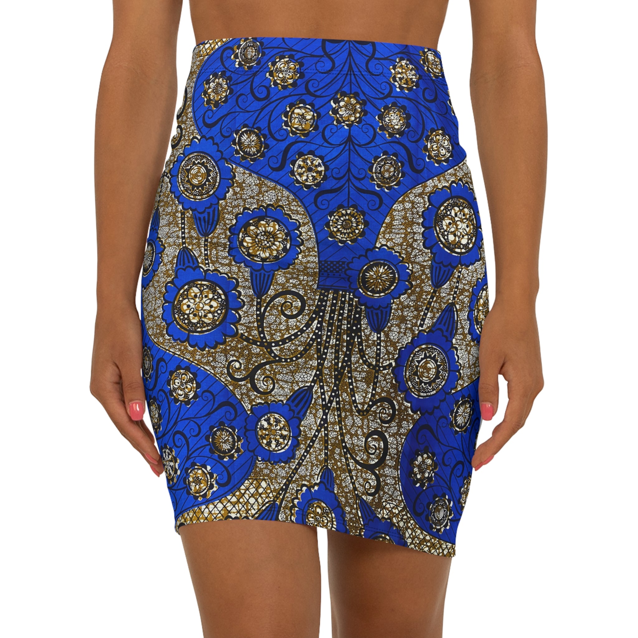 Blue Dynasty African Print Fabric