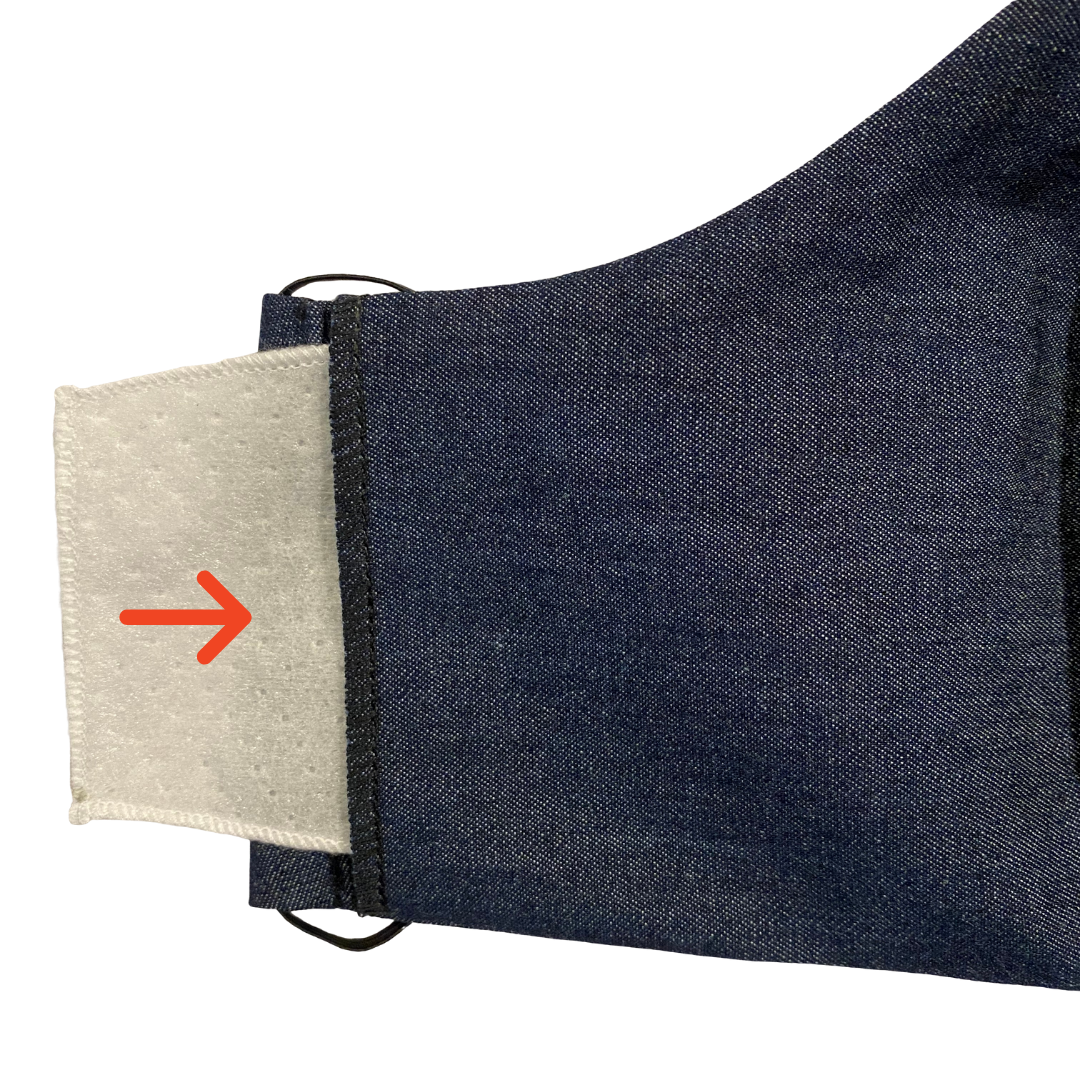 Filti Filter For Cloth Face Covering with Filter Pocket
