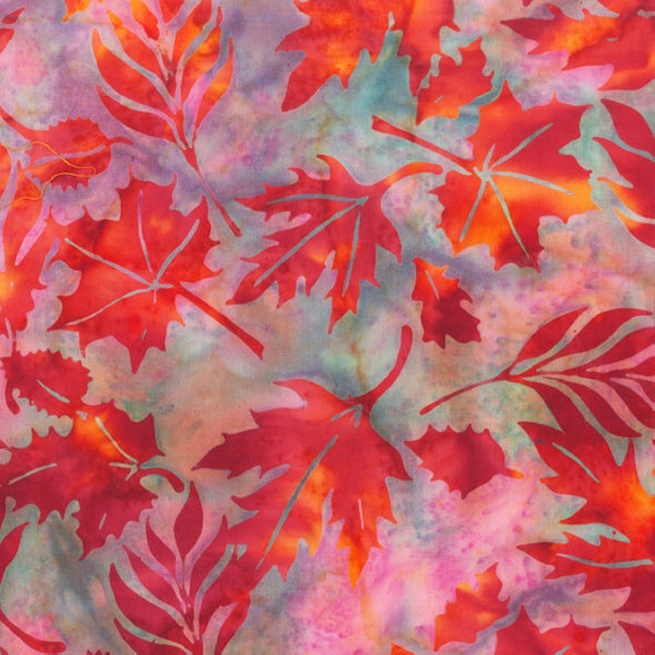 Amber Leaves Fabric