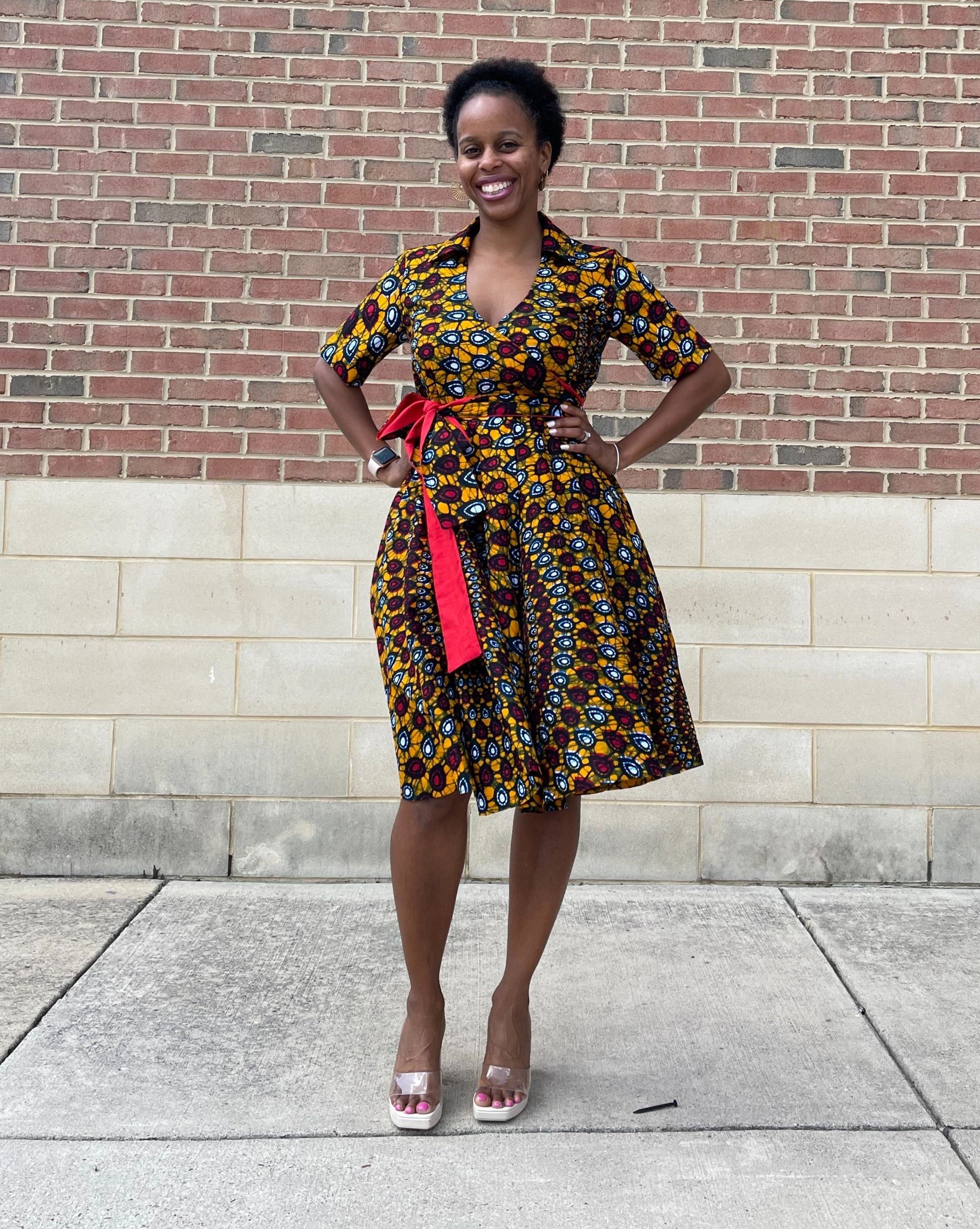 Ivory Wrap Dress Pattern - Summer Elegance in Two Styles