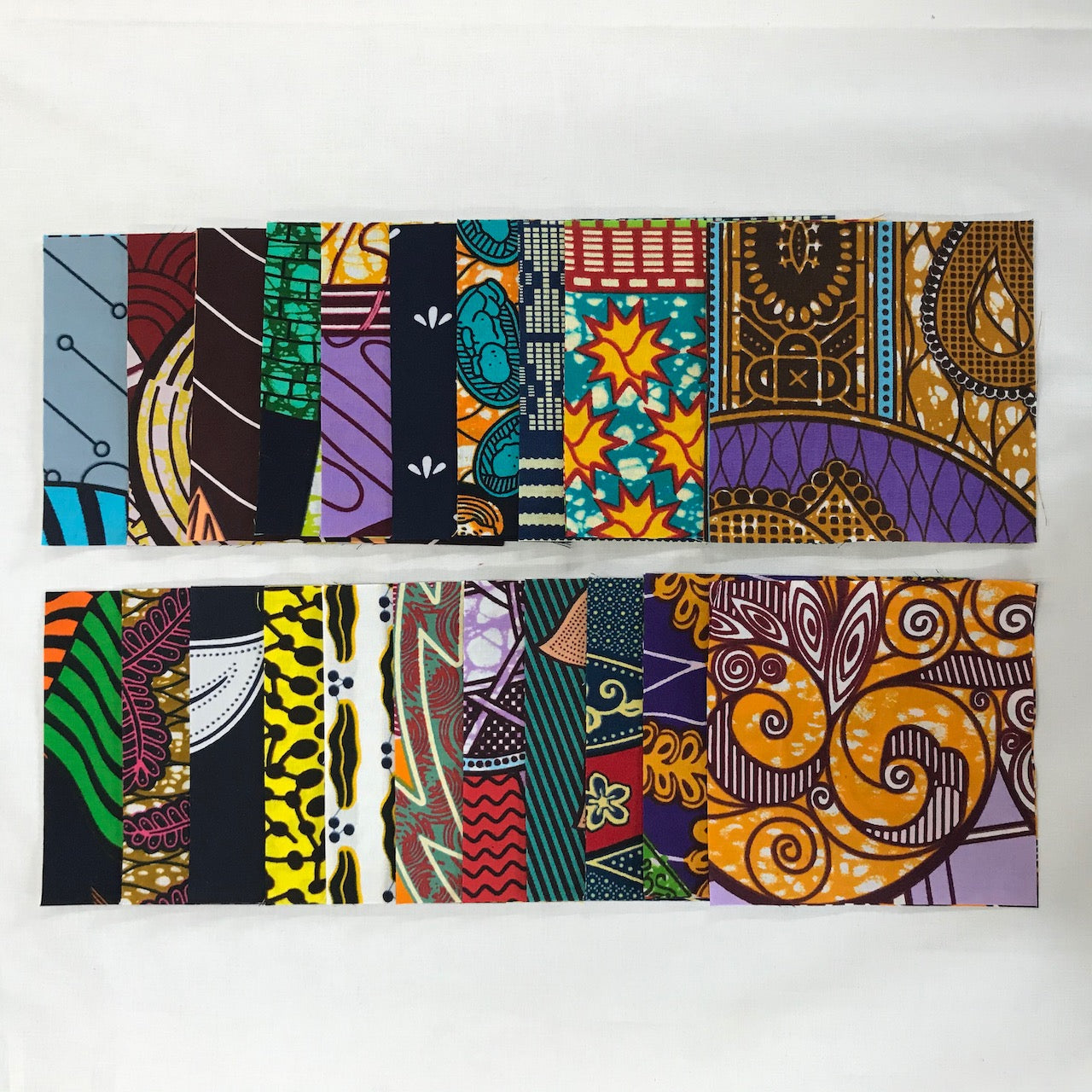 African Print Charm Packs