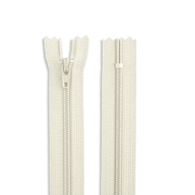 24" Centered Nylon Zipper