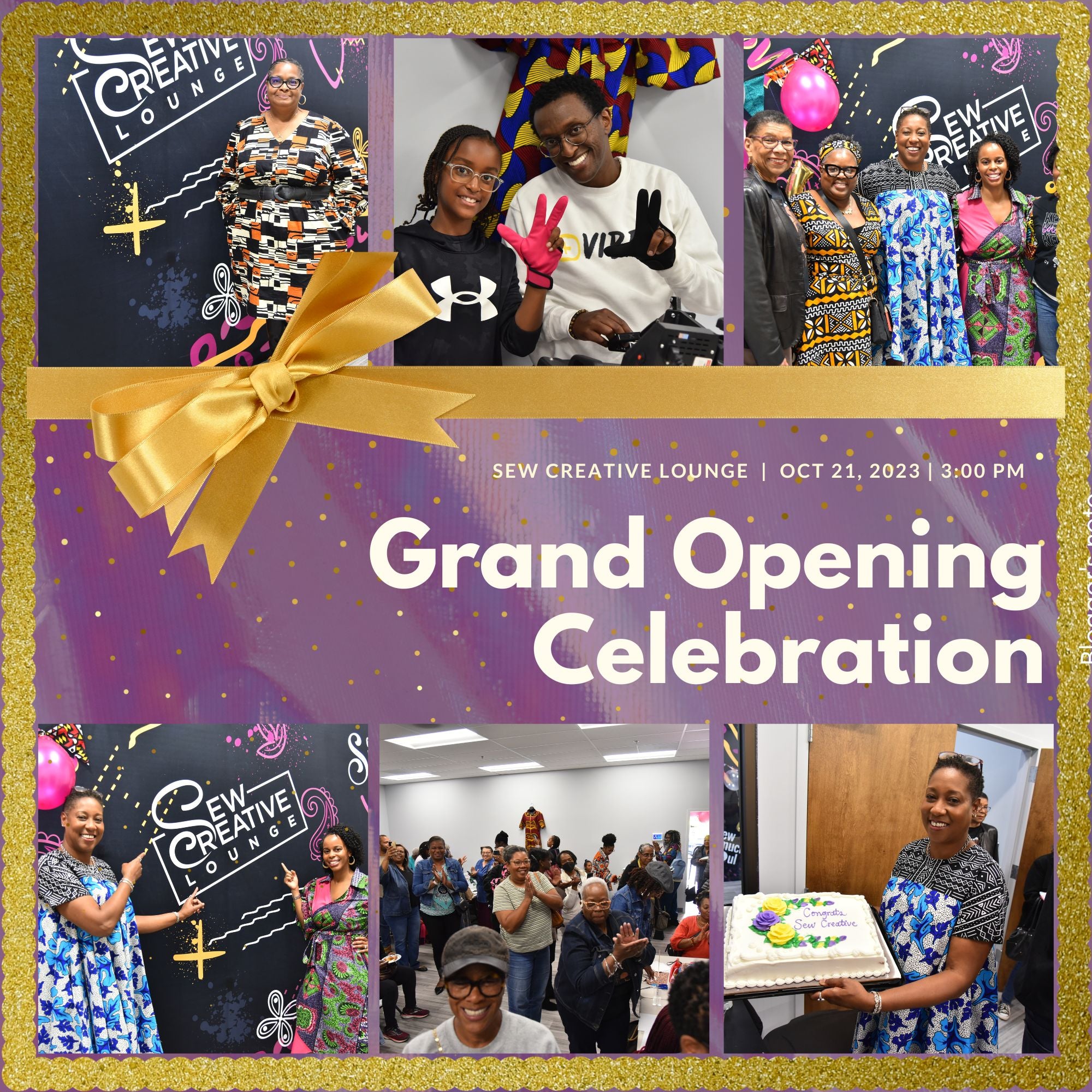 Sew Creative Lounge Grand Opening: A Celebration of Creativity and Community