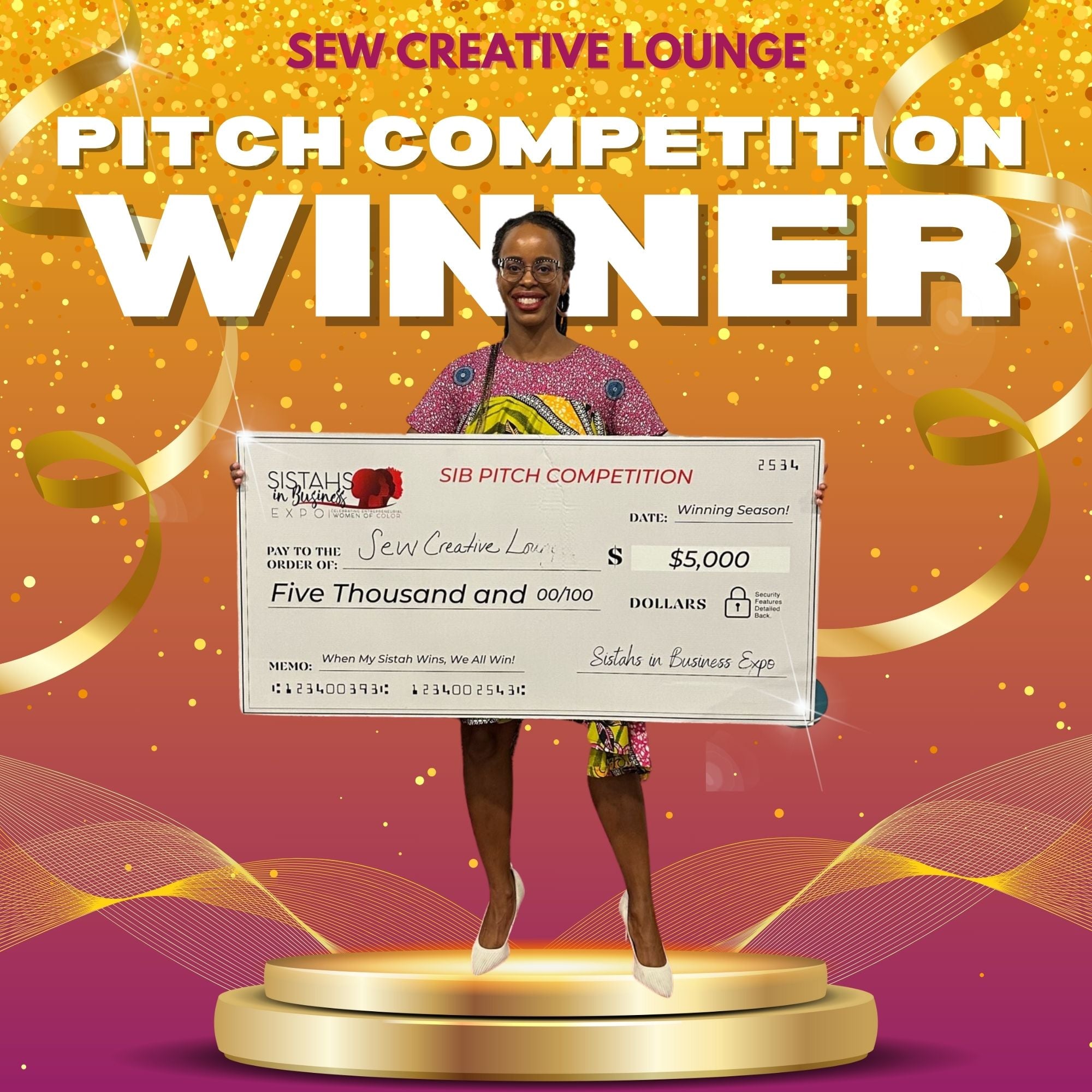 Cecily Habimana Wins $5,000 at the SIB Pitch Competition: A Victory for Sew Creative Lounge