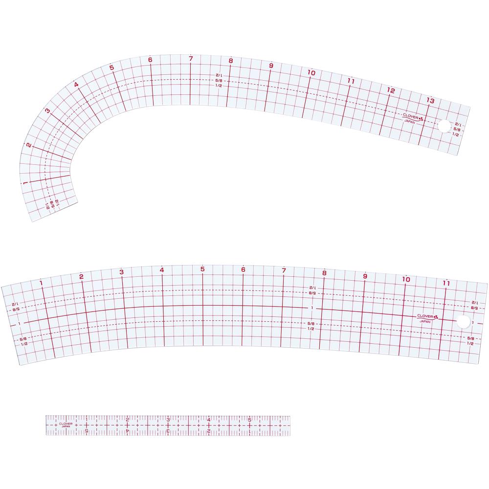 3 Piece Curve Ruler Set