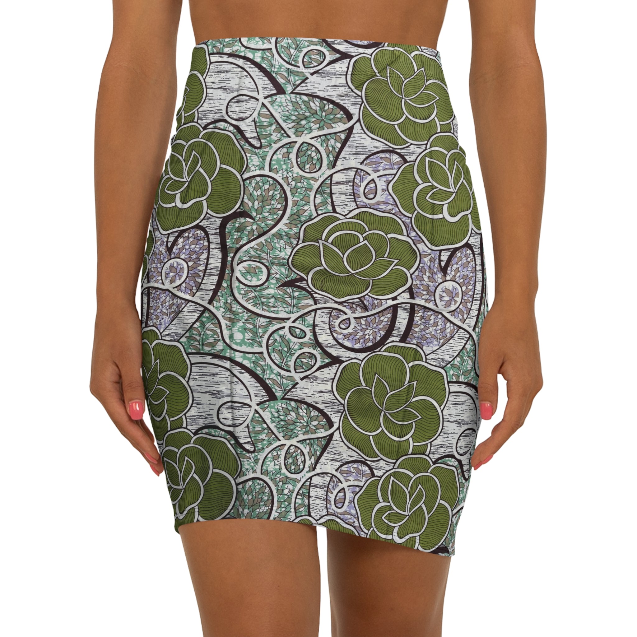Jungle Rose African Print Fabric