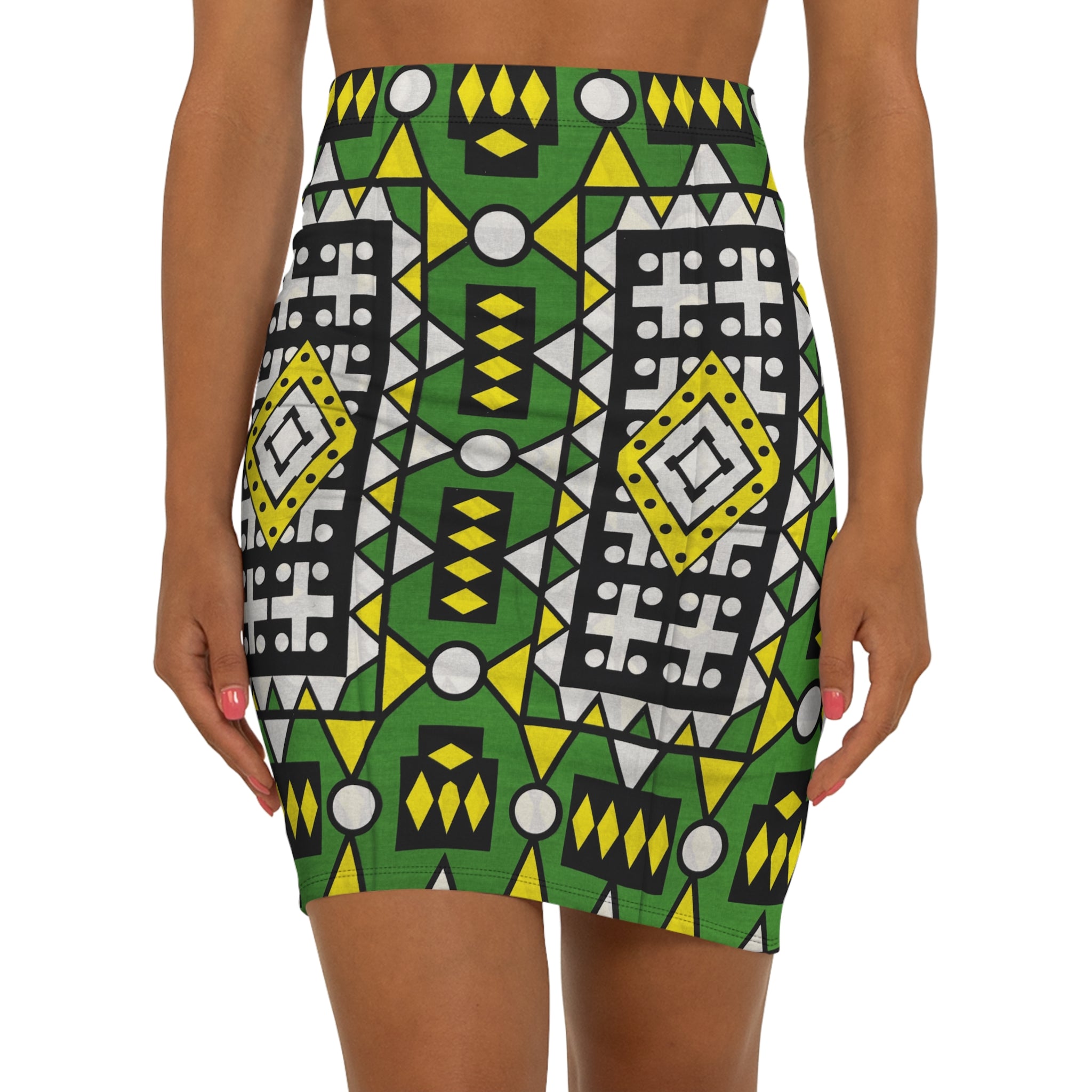 Emerald Glow African Print Fabric