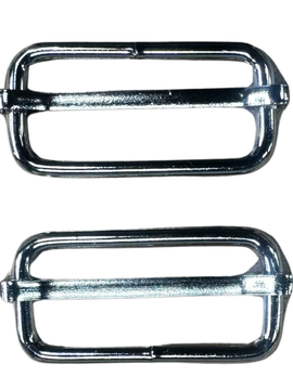 1 1/2 Inch Metal Sliding Bar Triglide Buckle
