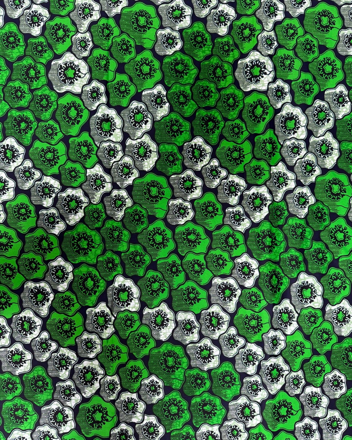 Leaf Poppin’ African Print Fabric