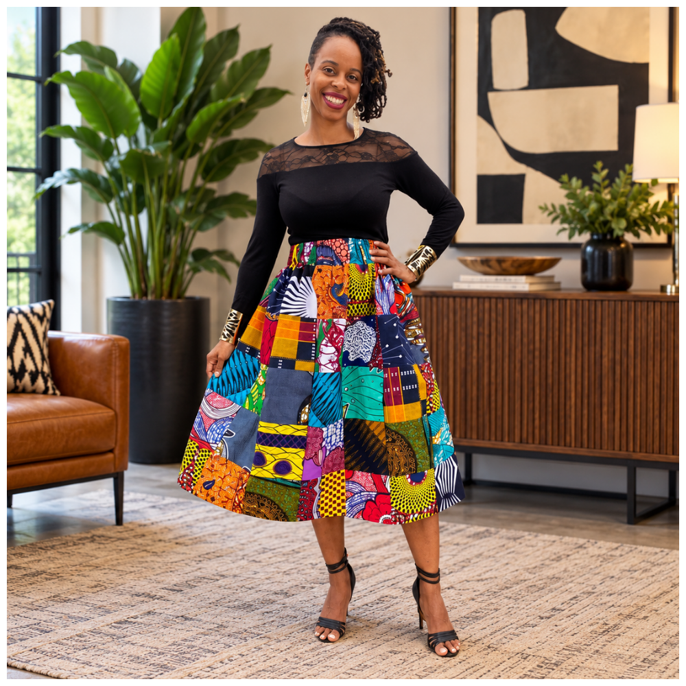 Patchwork Skirt Sew-Along Instructions and Kit