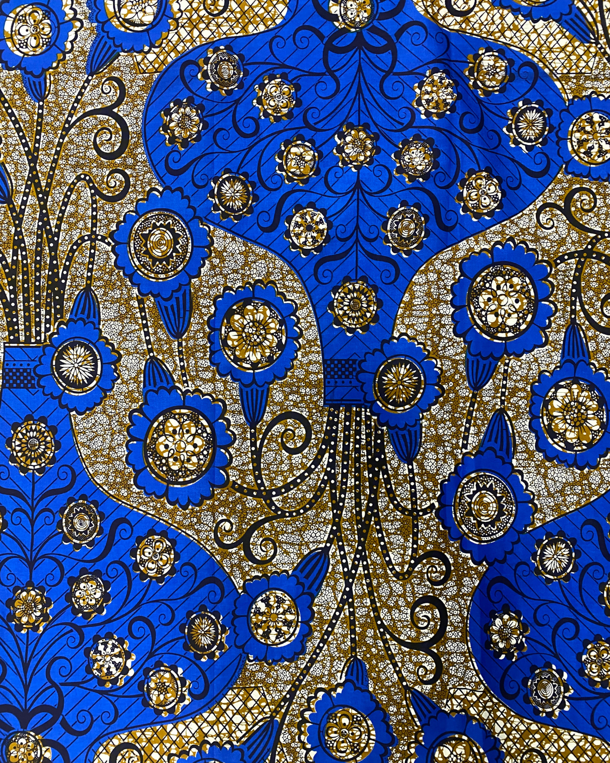 Blue Dynasty African Print Fabric