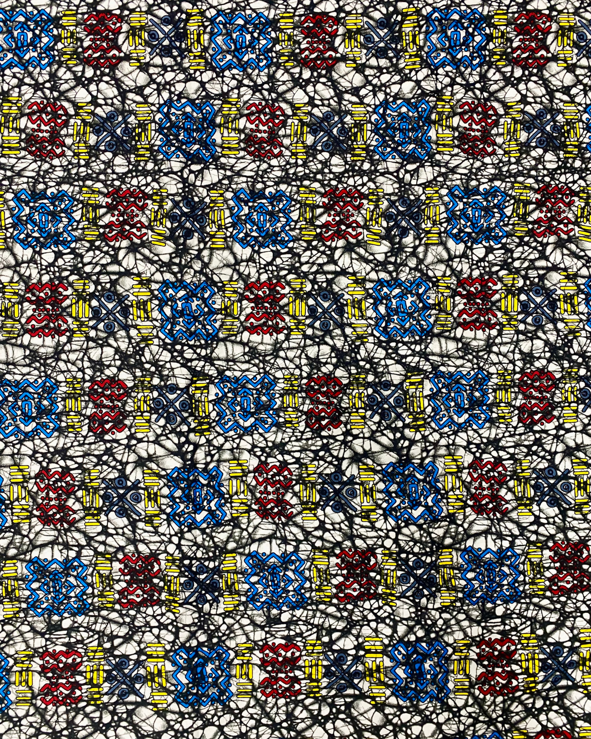 Ancestral Mosaic African Print Fabric