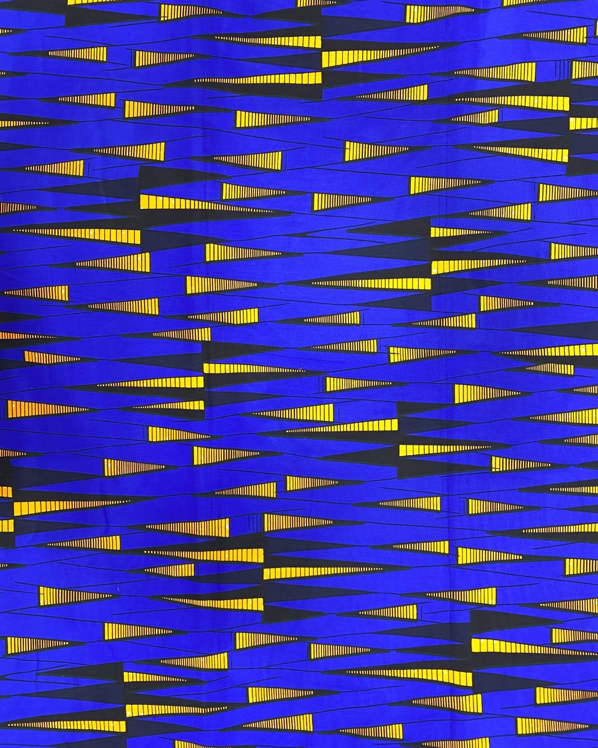 Electric Current African Print Fabric