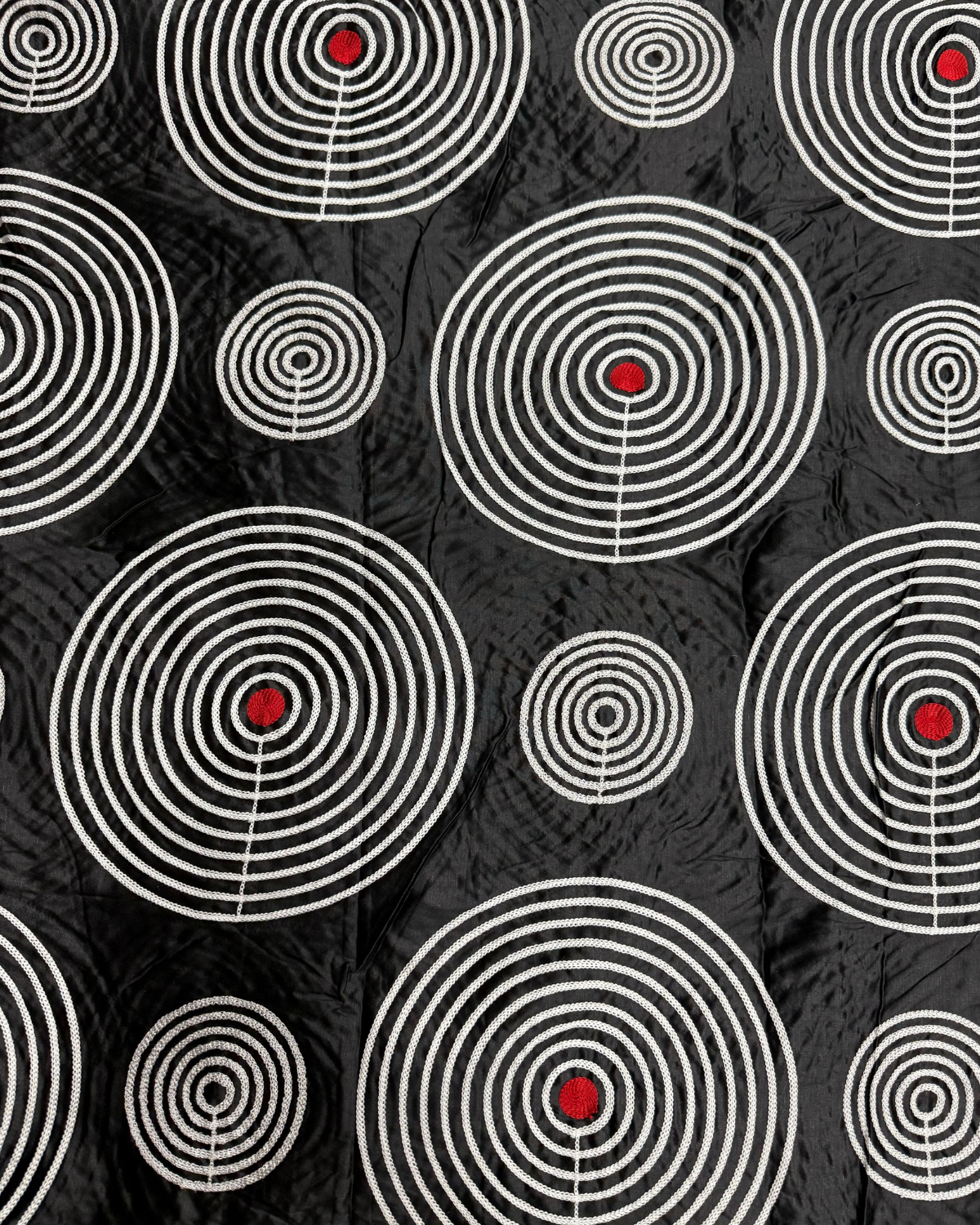 Bullseye Blossom African Print Fabric