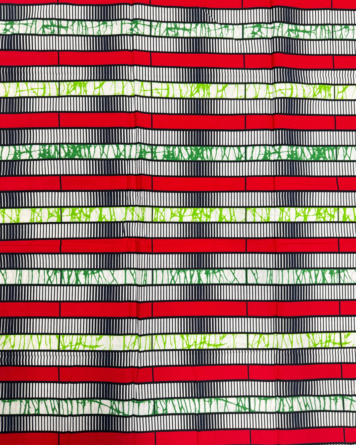 Holiday Stripe African Print Fabric