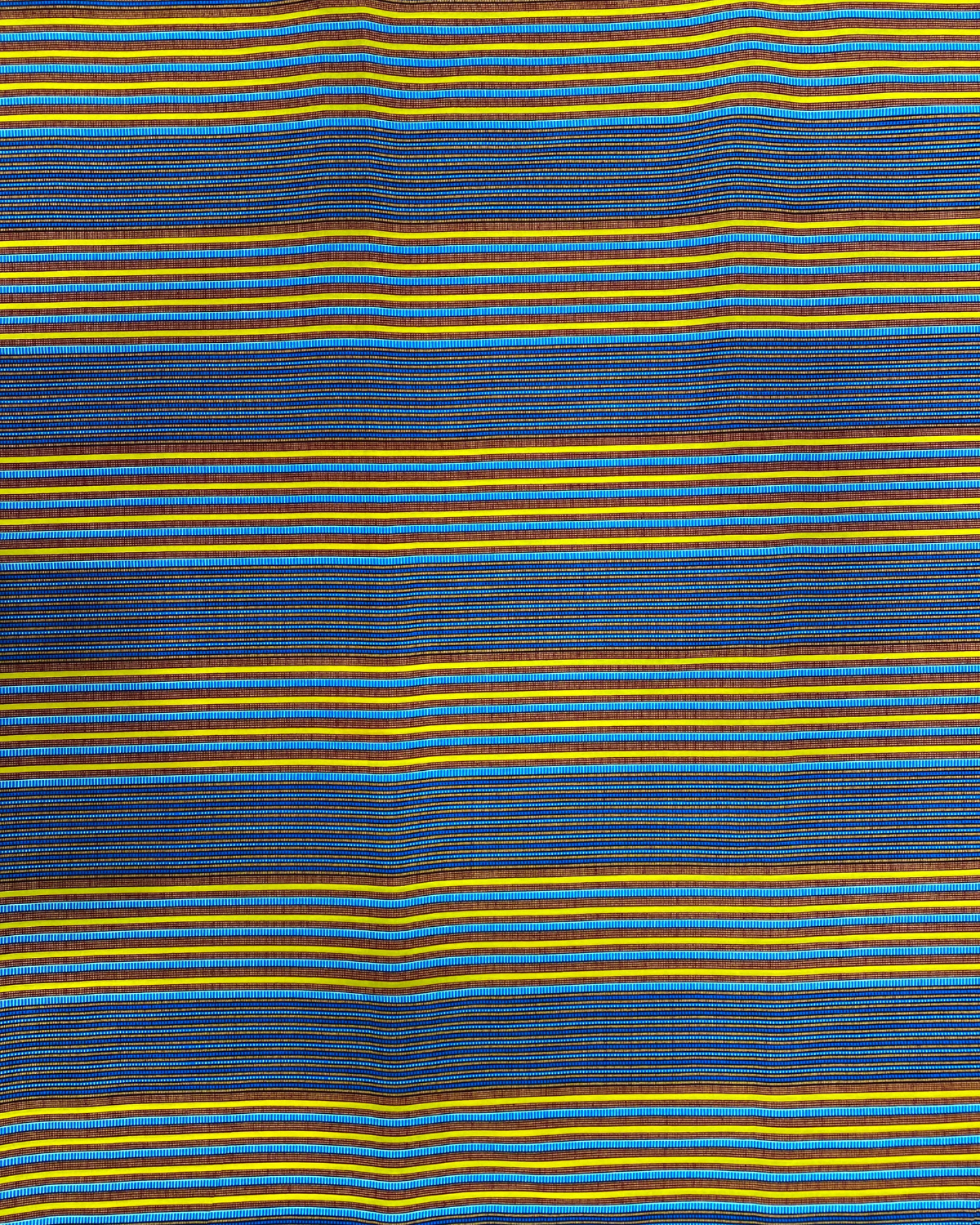 Indigo Current African Print Fabric