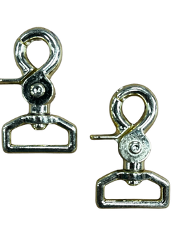 1 Inch Brass Plated Trigger Swivel Snap Hooks