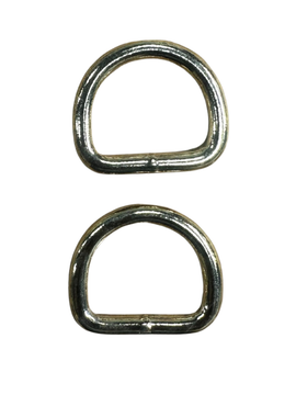 1 Inch Brass Plated Welded D-Rings
