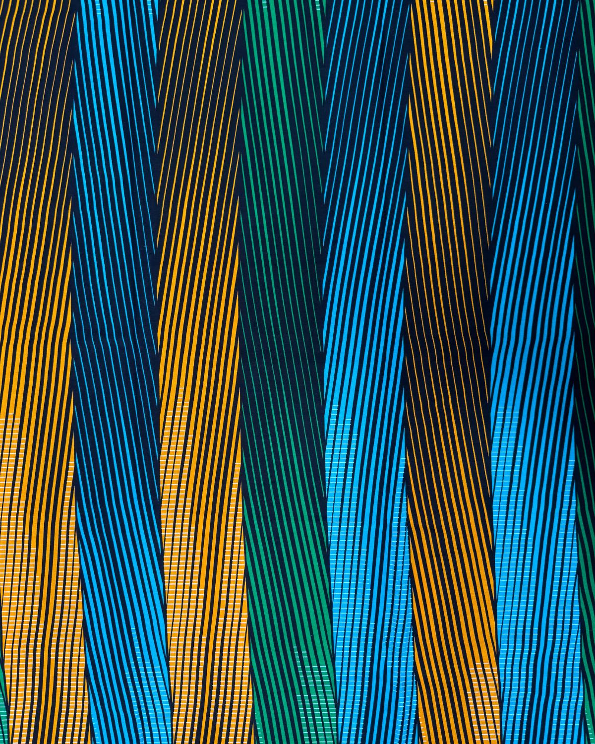 Kinetic Flow African Print Fabric