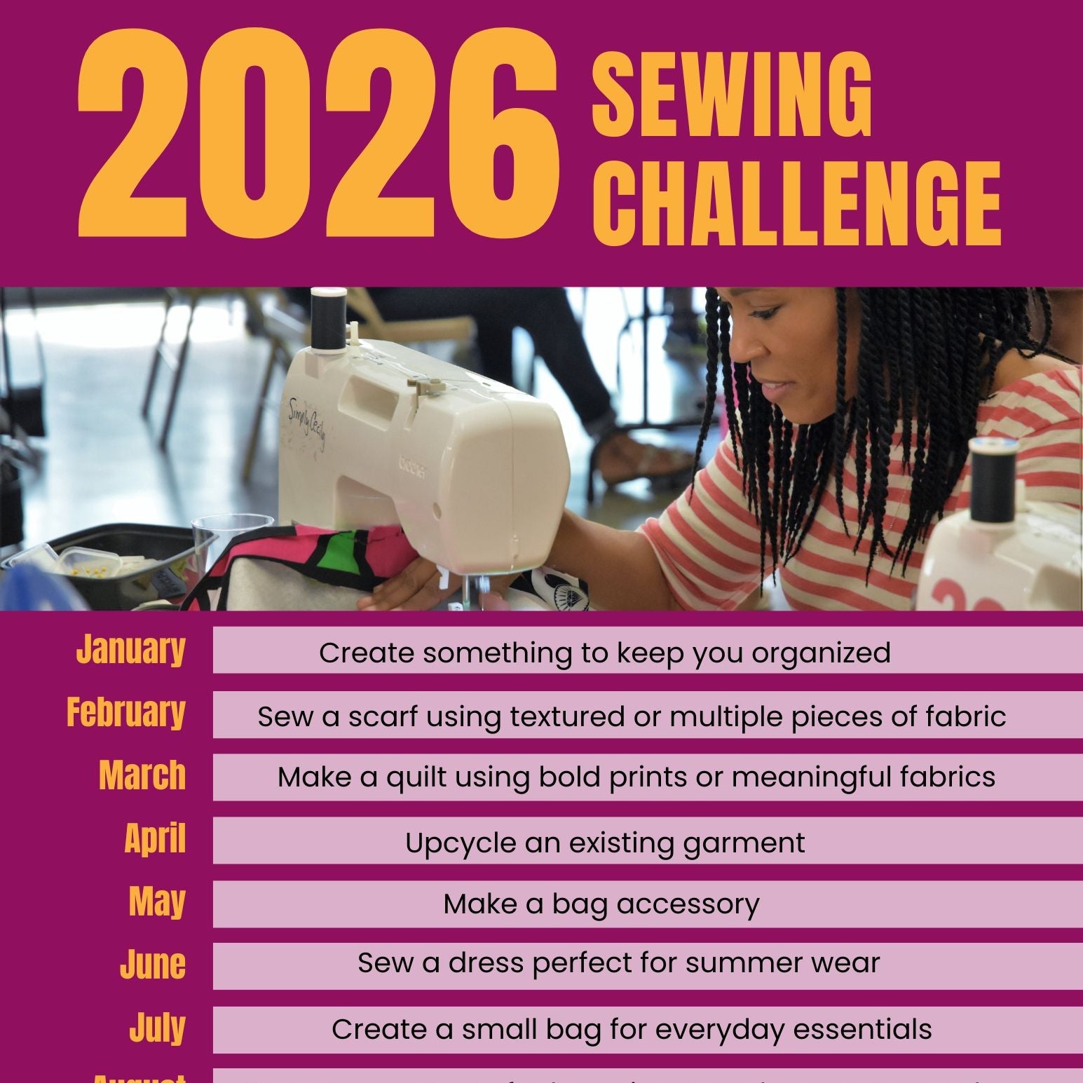 2026 Sewing Challenge