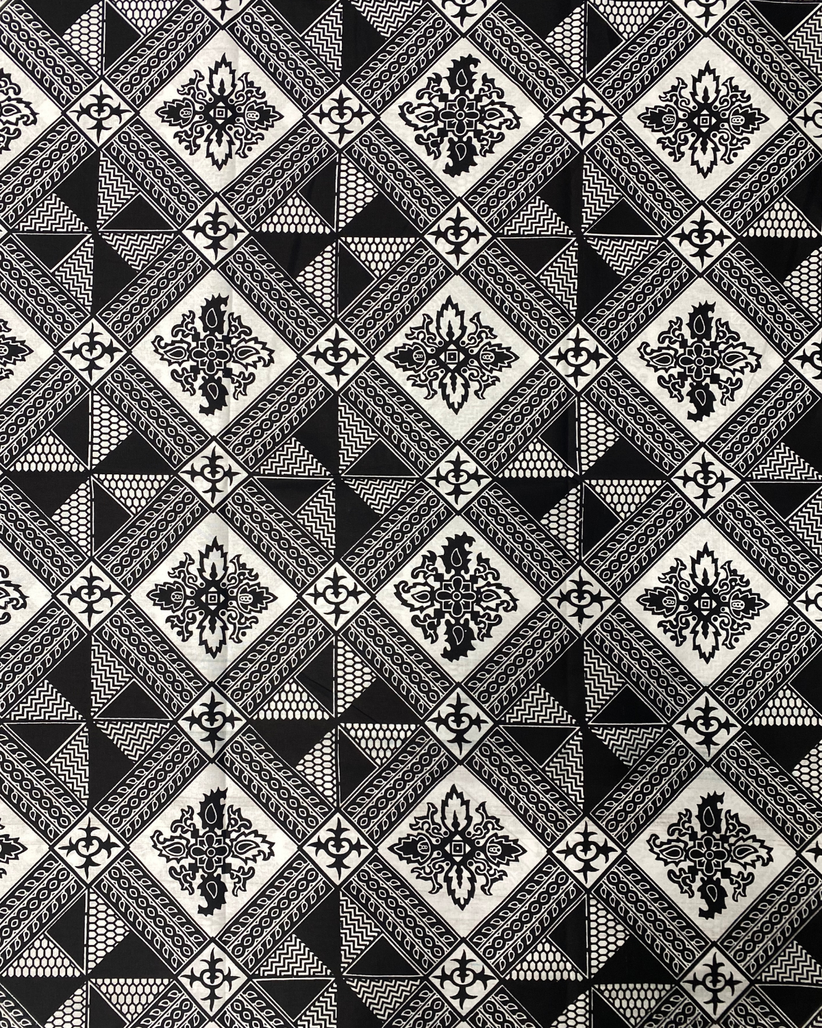 Monochrome Majesty African Print