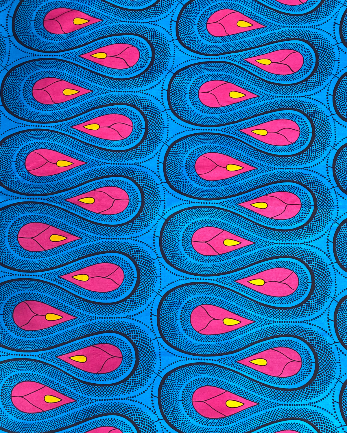 Peacock Flow African Print Fabric