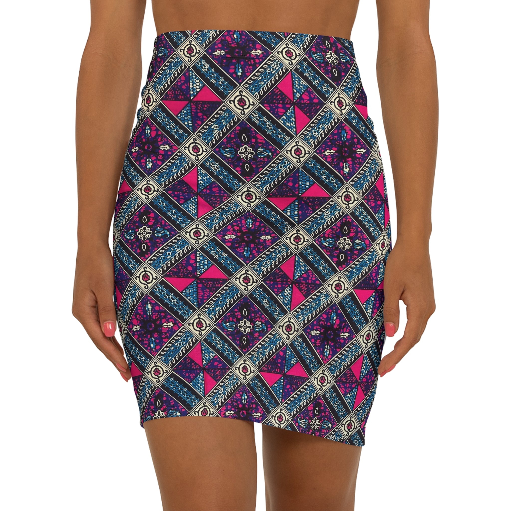 Mosaic Rhythm African Print Fabric