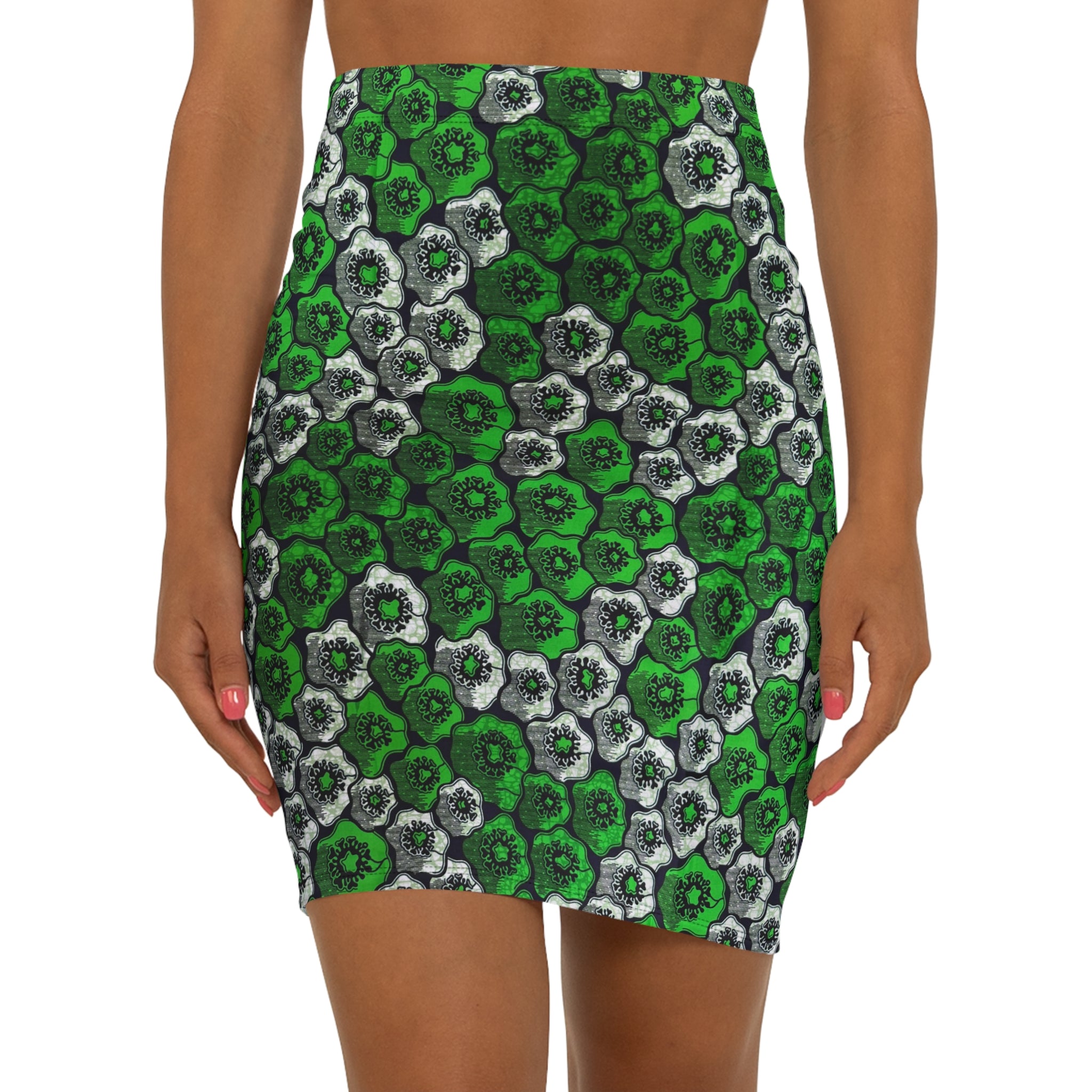 Leaf Poppin’ African Print Fabric