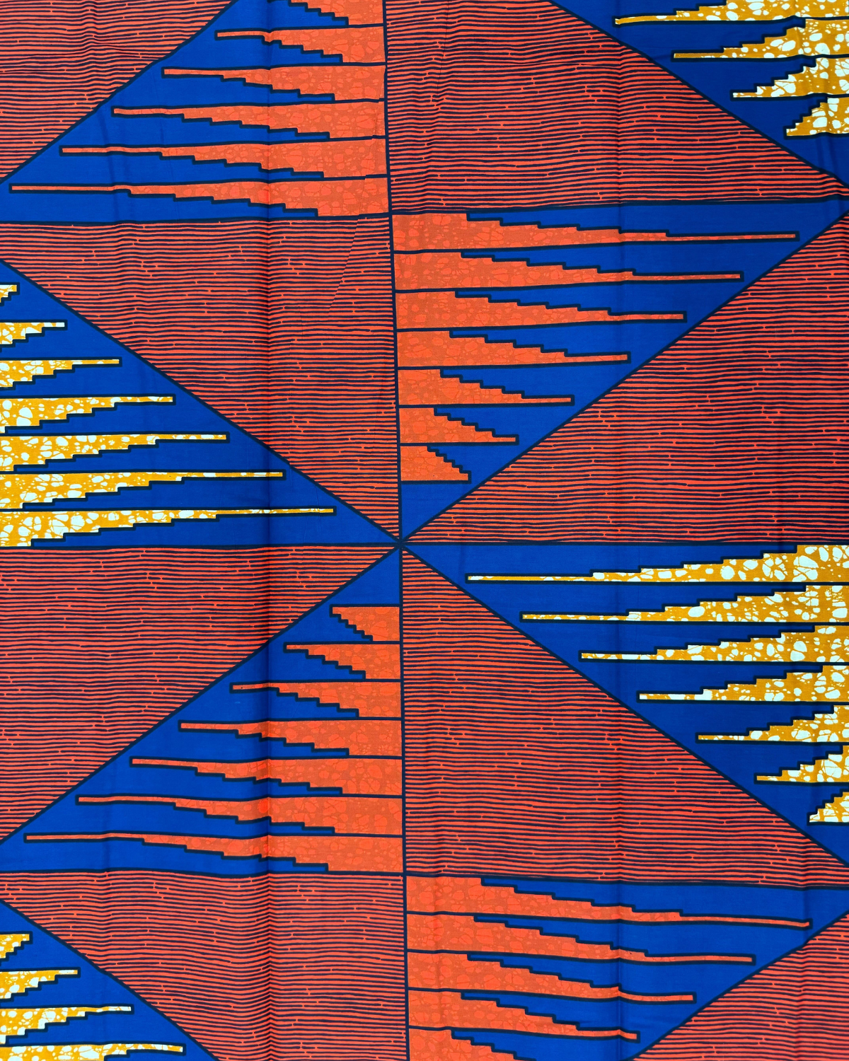 Sunrise Steps African Print Fabric