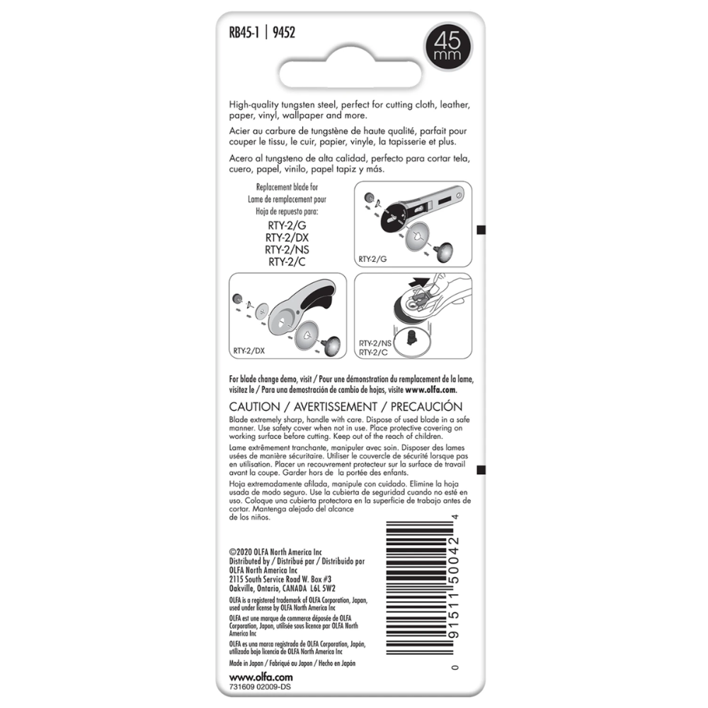 45mm Rotary Blade Refill