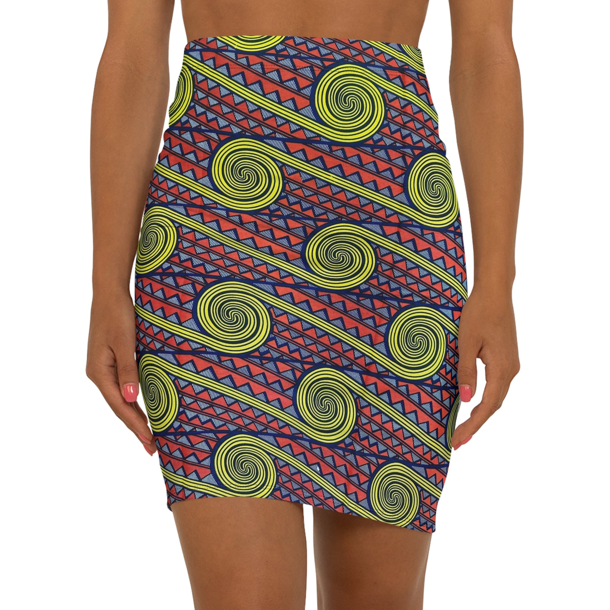 Spiral Energy African Print Fabric