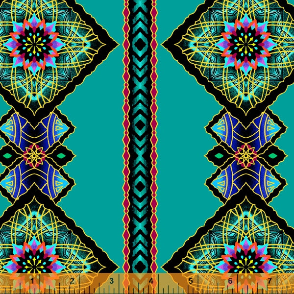 Talisman Border- Teal
