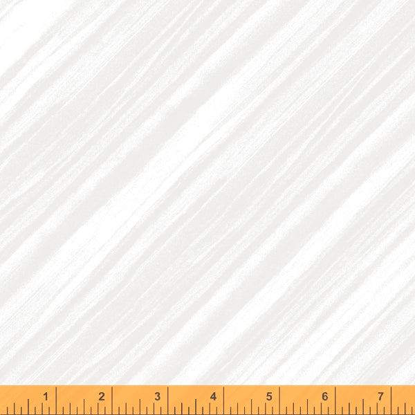 Vista Stripe- White on white