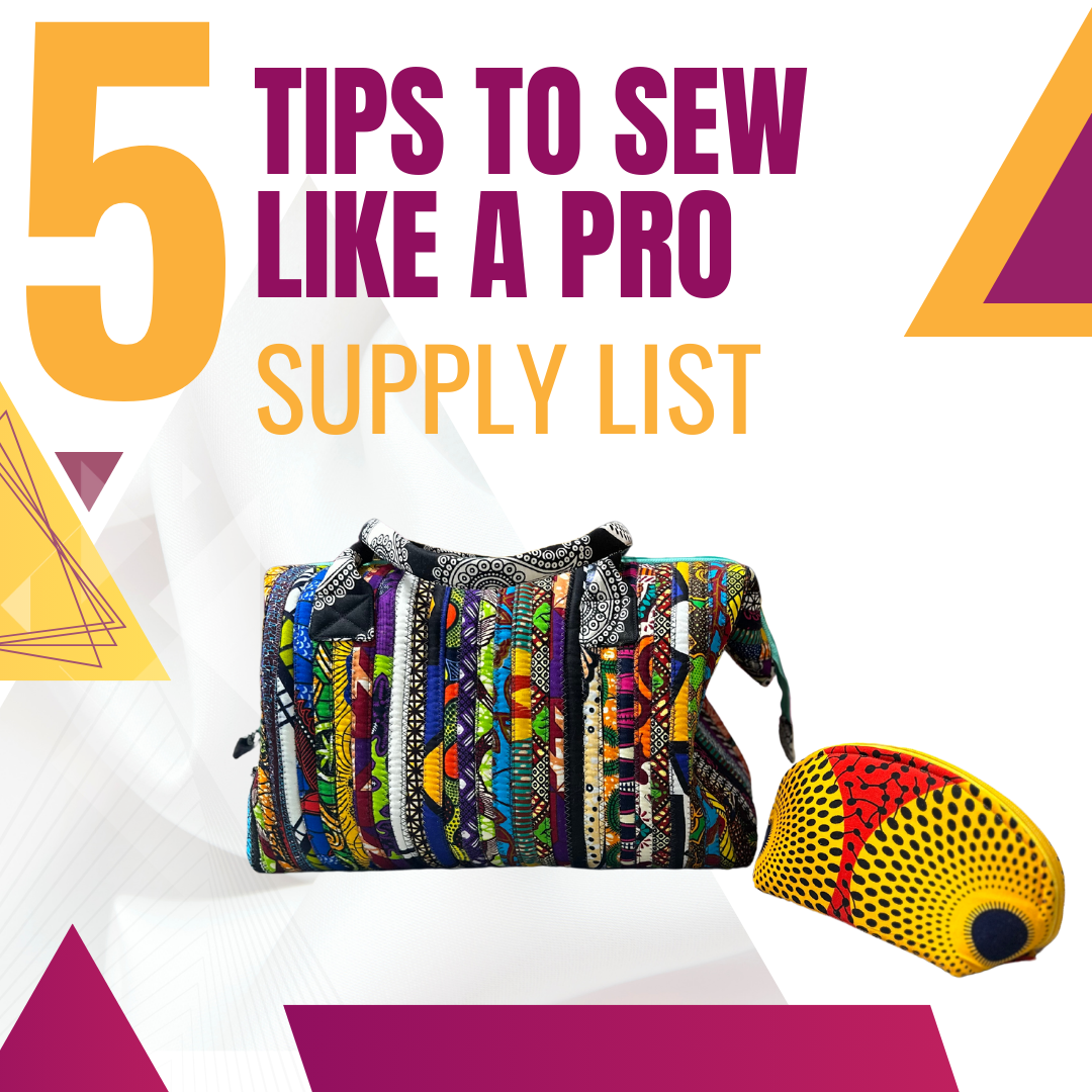 5 Tips to Sew Like Pro Supply List