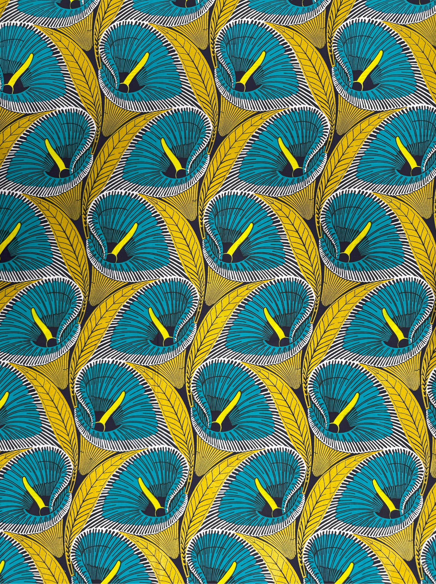 Tropical Bloom African Print Fabric