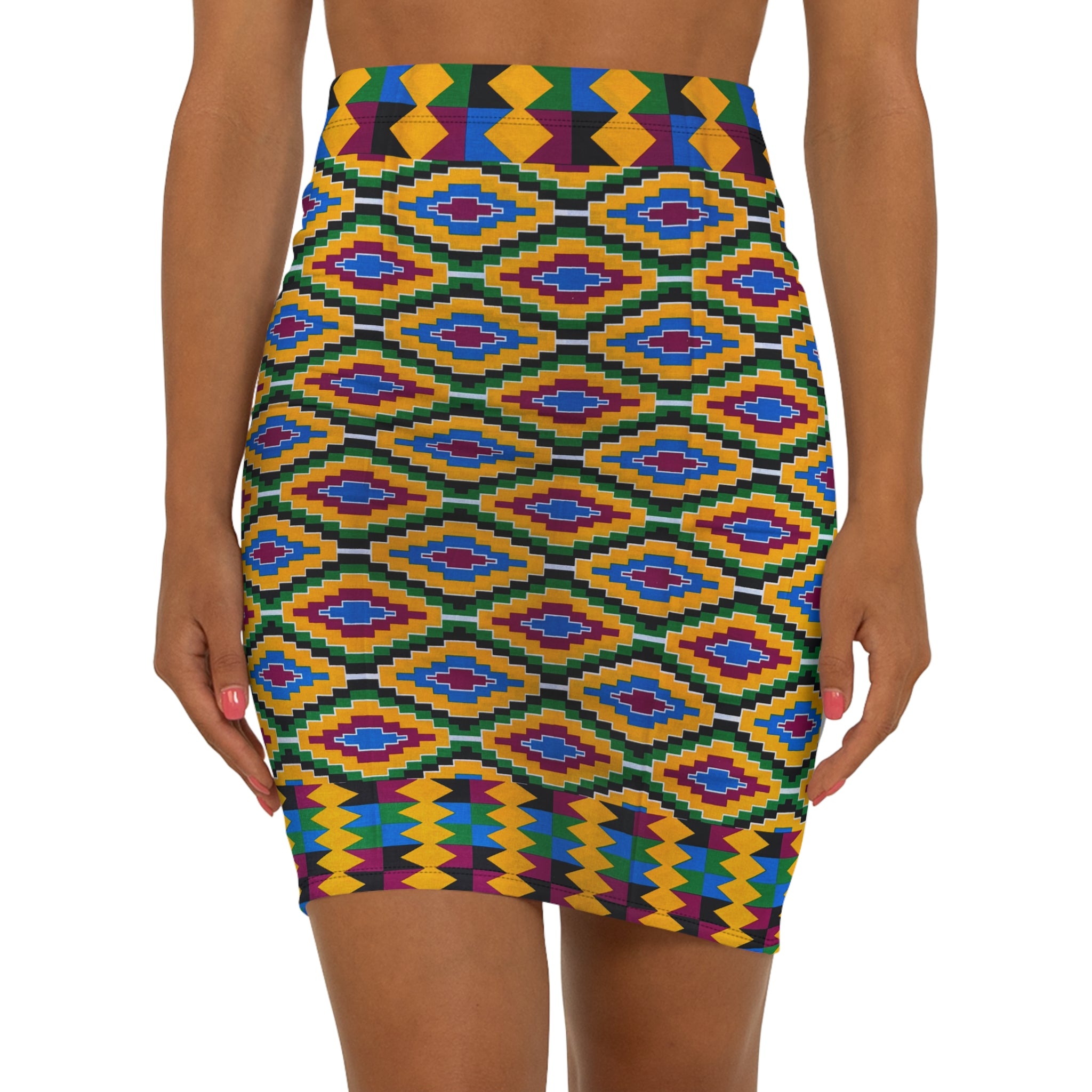 Steps of Tradition African Print Fabric