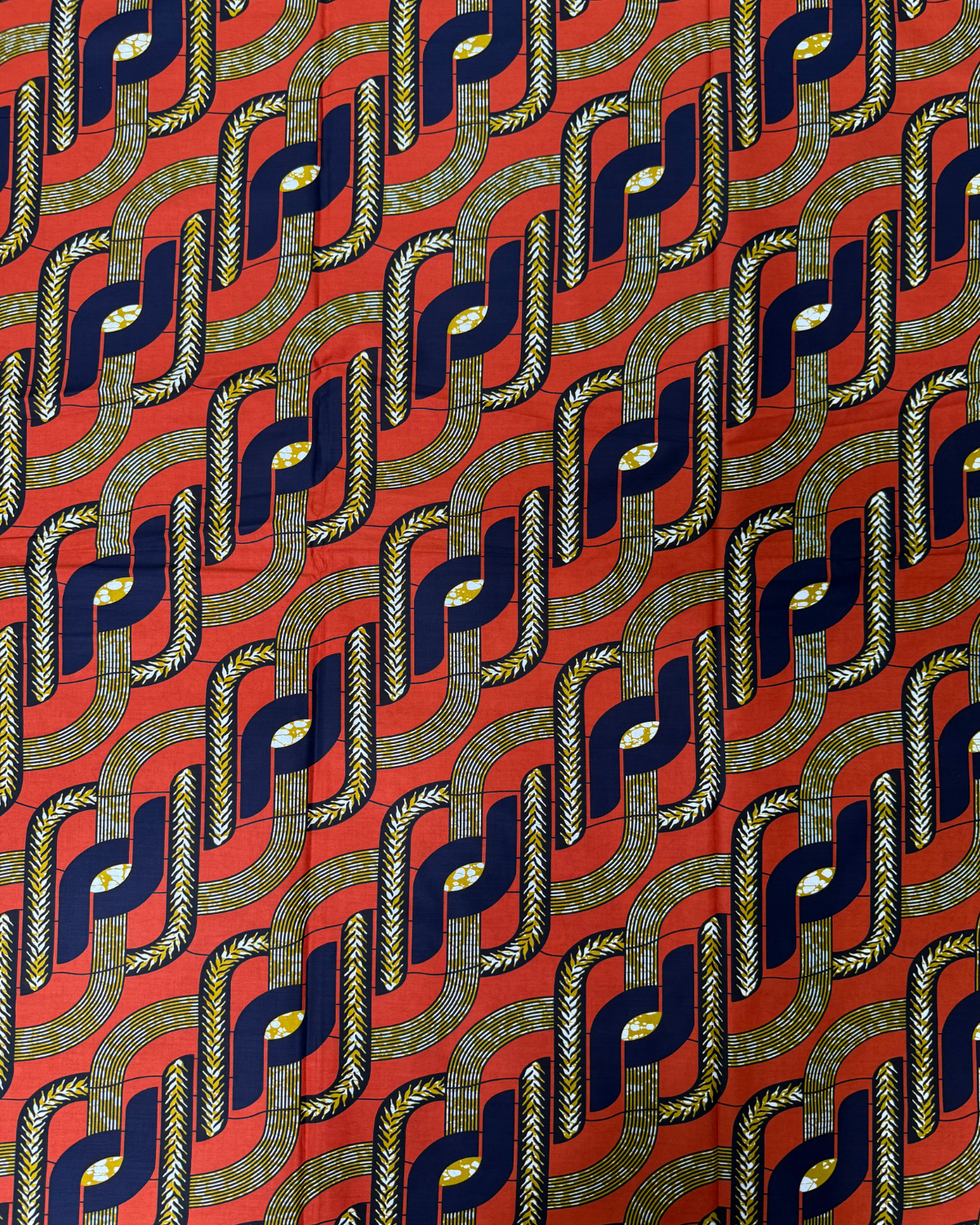 Chain Reaction African Print Fabric