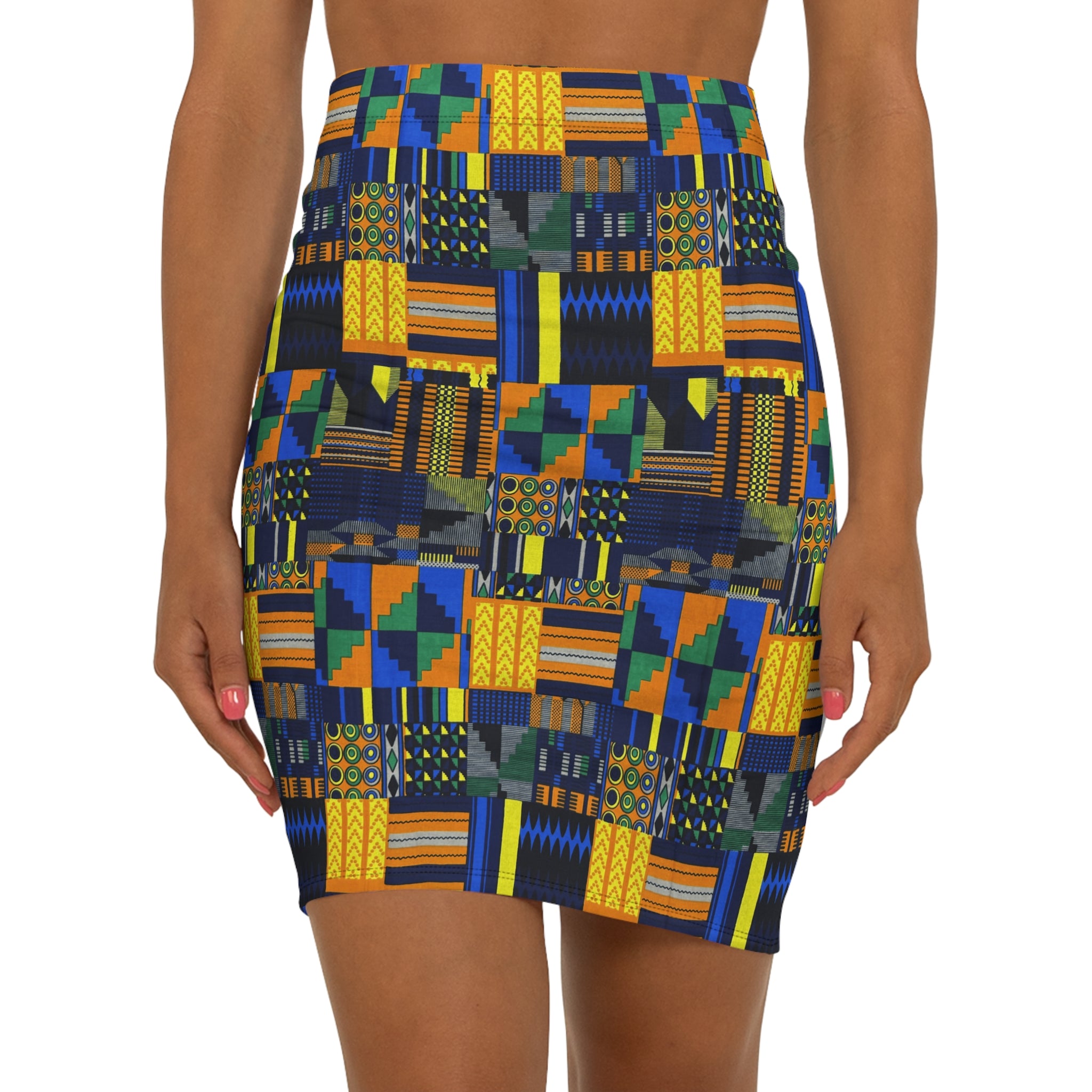 Mosaic Kente African Print Fabric