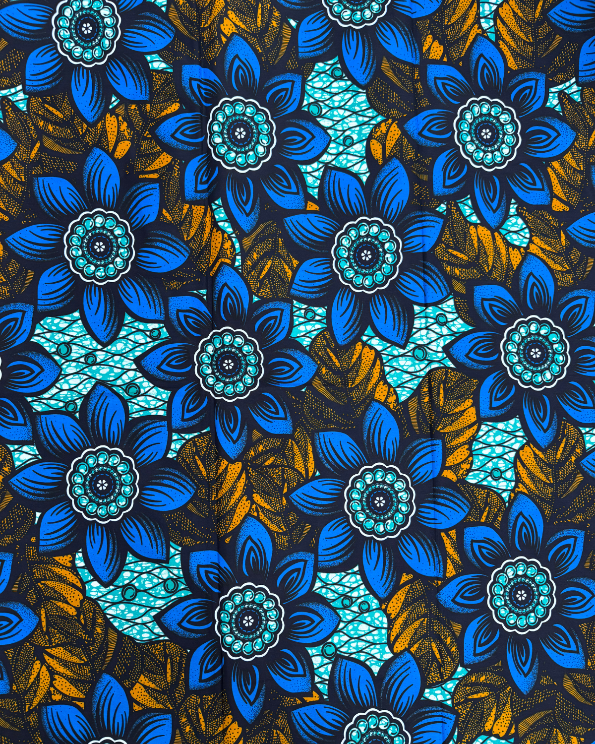 Eternal Petals African Print Fabric
