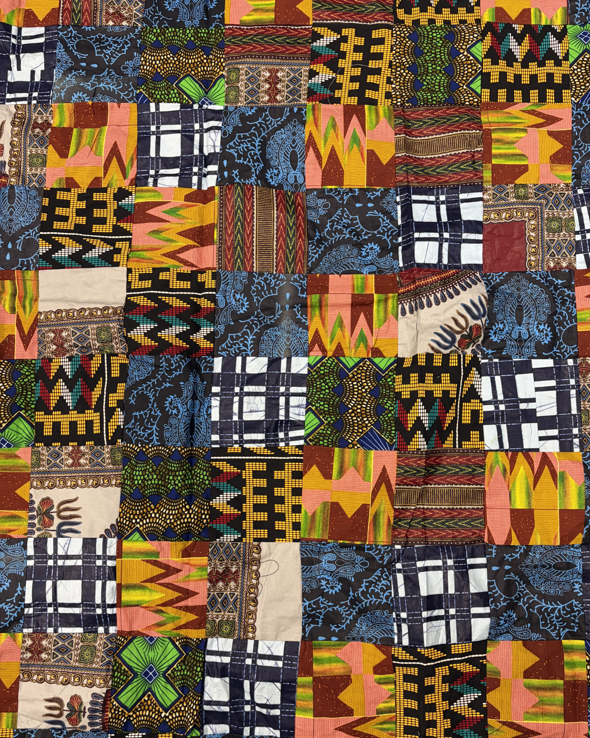 African Print Patchwork 36