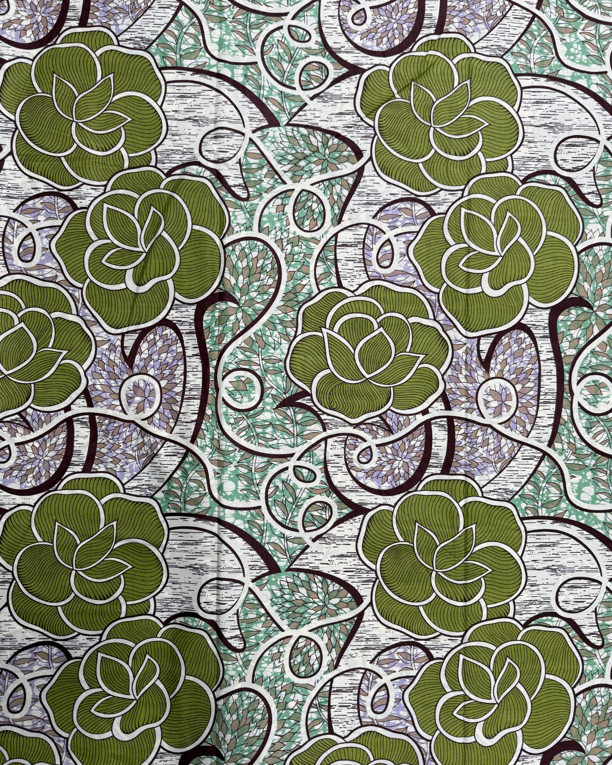 Jungle Rose African Print Fabric