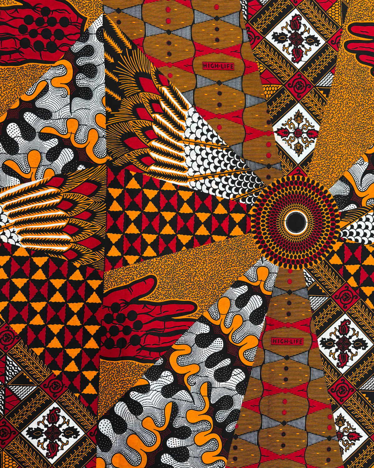 Sunburst Elegance African Print Fabric
